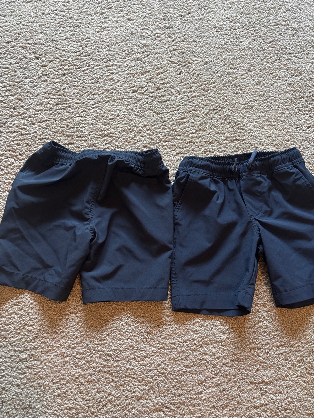 Izod Navy Elastic-Waist Kids' Shorts - bundle of 2